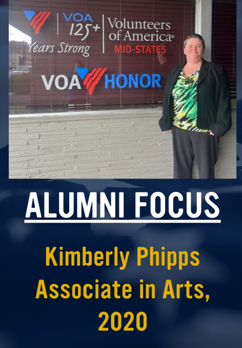 Alumni Focus Kimberly Phipps, Associate in Arts, 2020