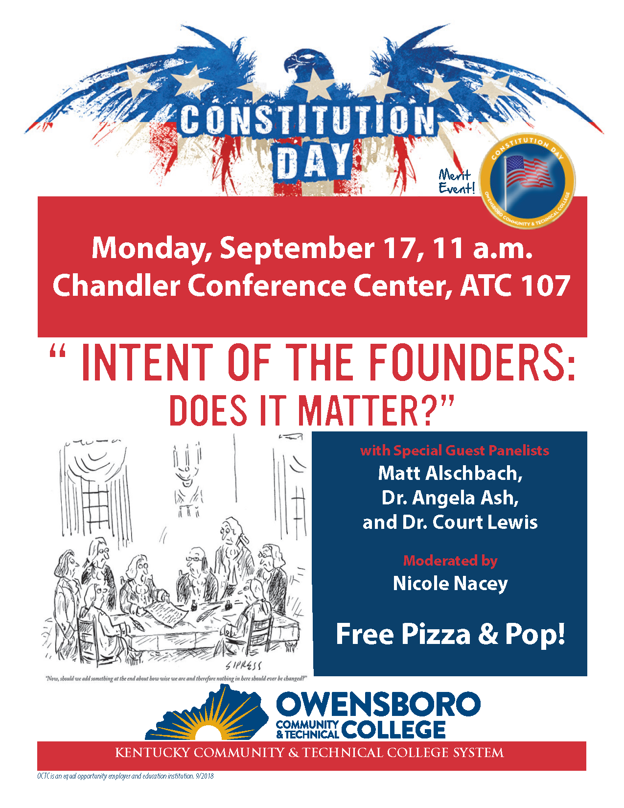 flyer promoting constitution day